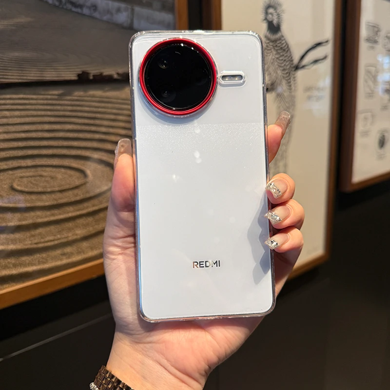 迈博旅适用红米k80至尊版手机壳k80pro全包透明晶幻壳k80保护壳
