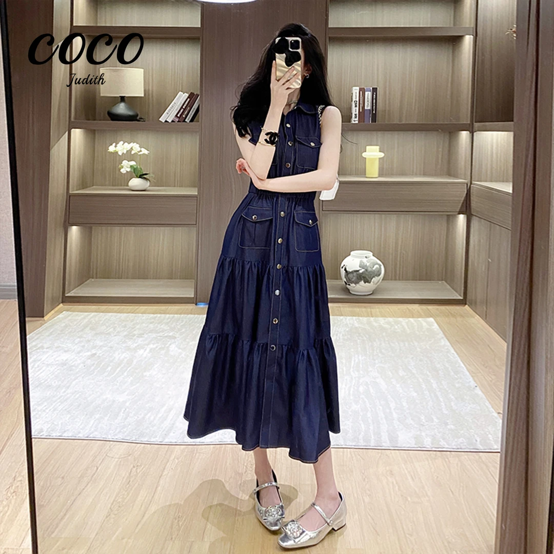 【RG6129】2025年新款百搭休闲时尚小清新高级设计感显瘦小众连衣裙