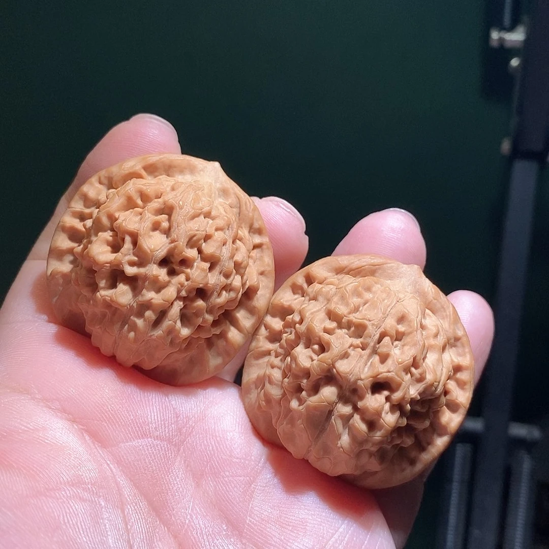 文玩核桃把件42莲花全品