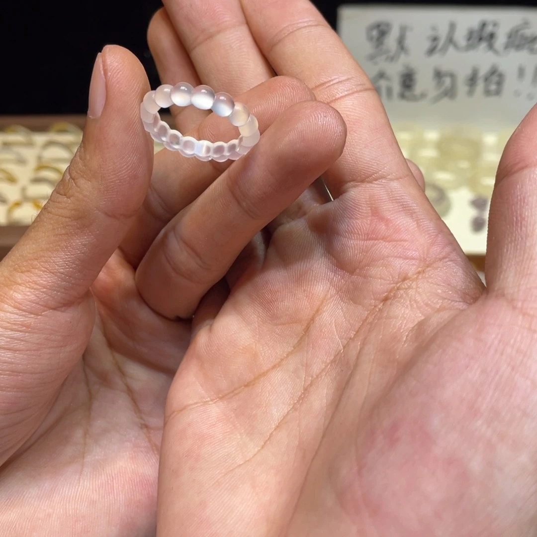 玛瑙/玉髓未镶嵌戒指21号港19