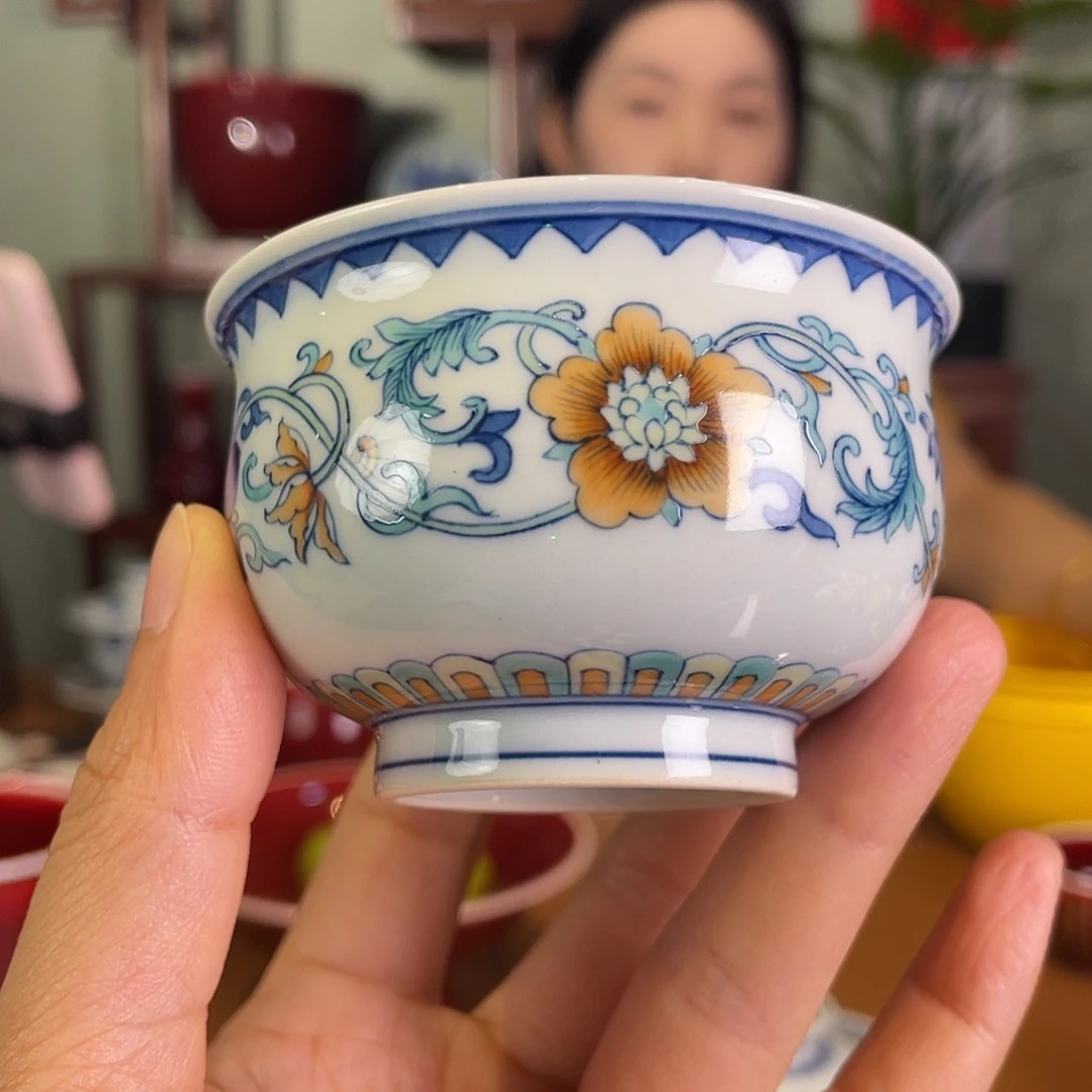 s**y清欢雅玩原矿柴窑斗彩