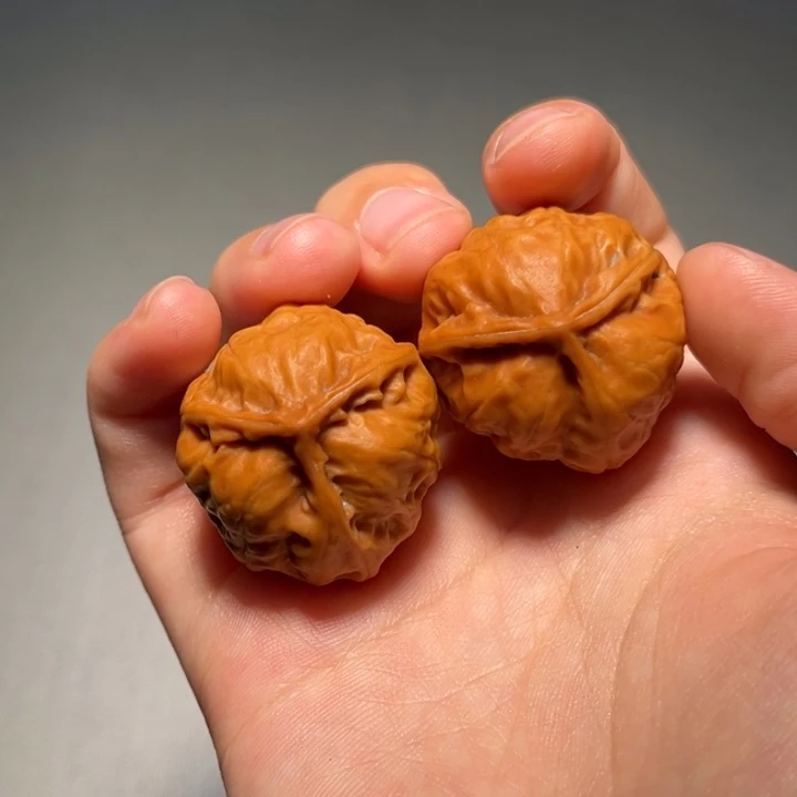 文玩核桃把件三棱925