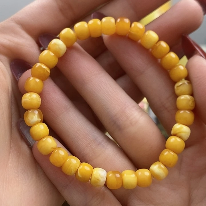 琥珀手链未镶嵌手串