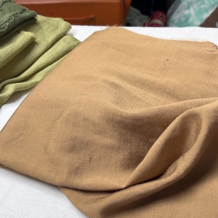 天丝（莱赛尔纤维）卡其色麻棉2.5米