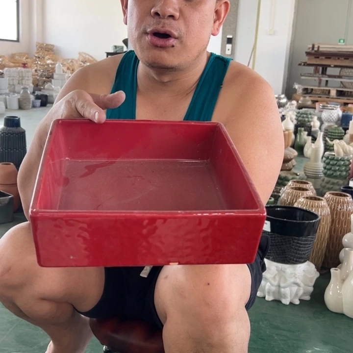 摆件9 号高温陶瓷装饰品（部分微瑕）上釉不均