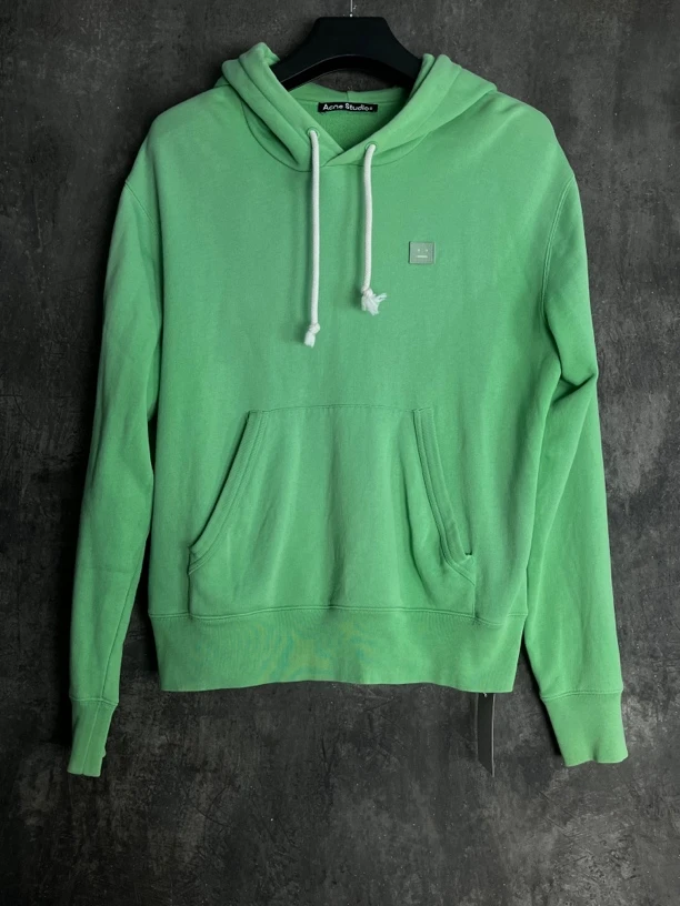 全新未使用 AcneStudios L码*1/刺绣表情连帽卫衣/01587