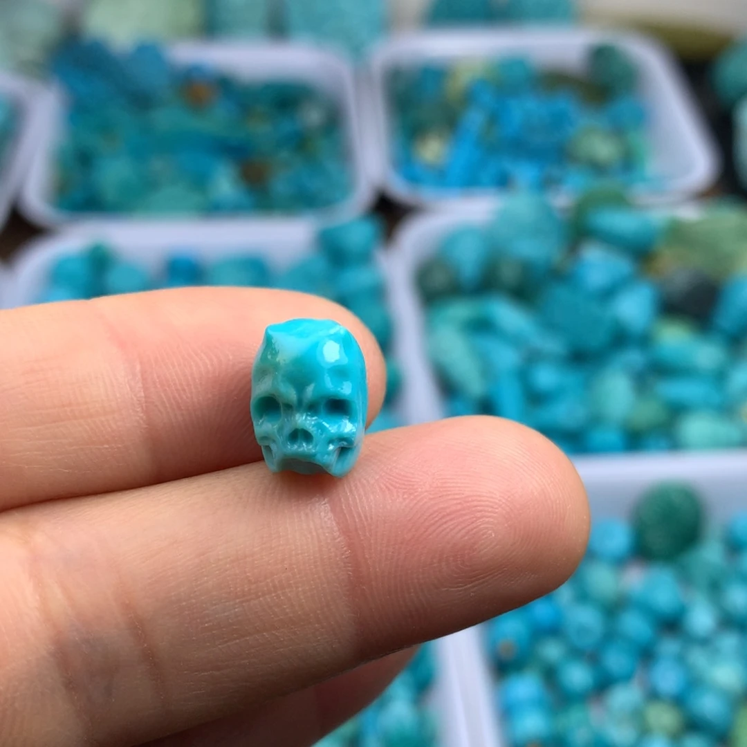 绿松石未镶嵌吊坠(不含链)12×11×8