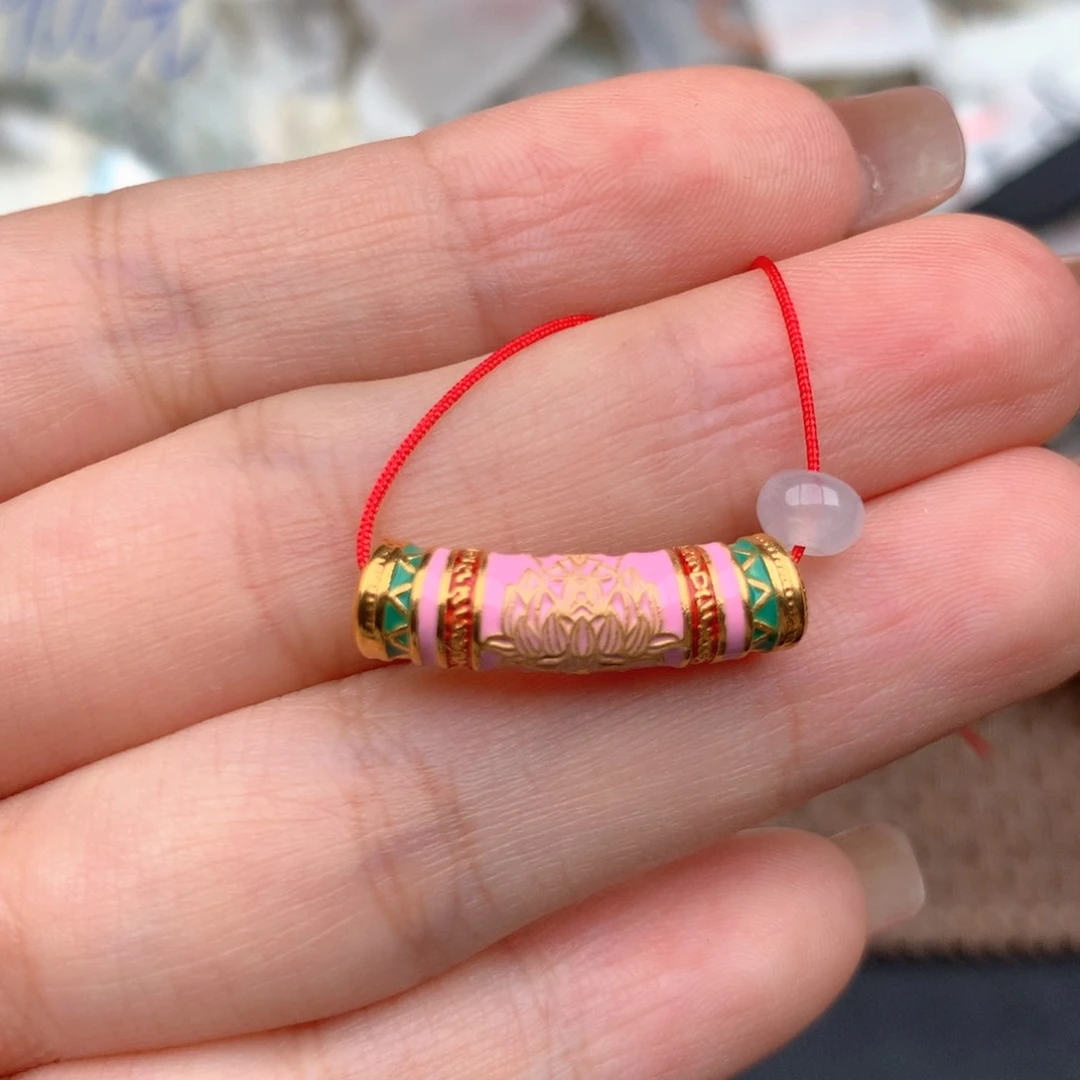 18K金镶嵌挂件翡翠