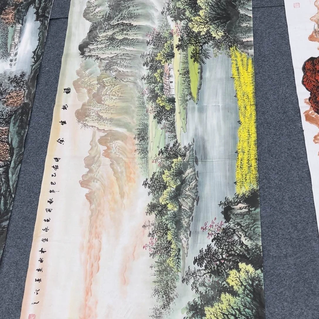 国画宣纸手绘，手工作品