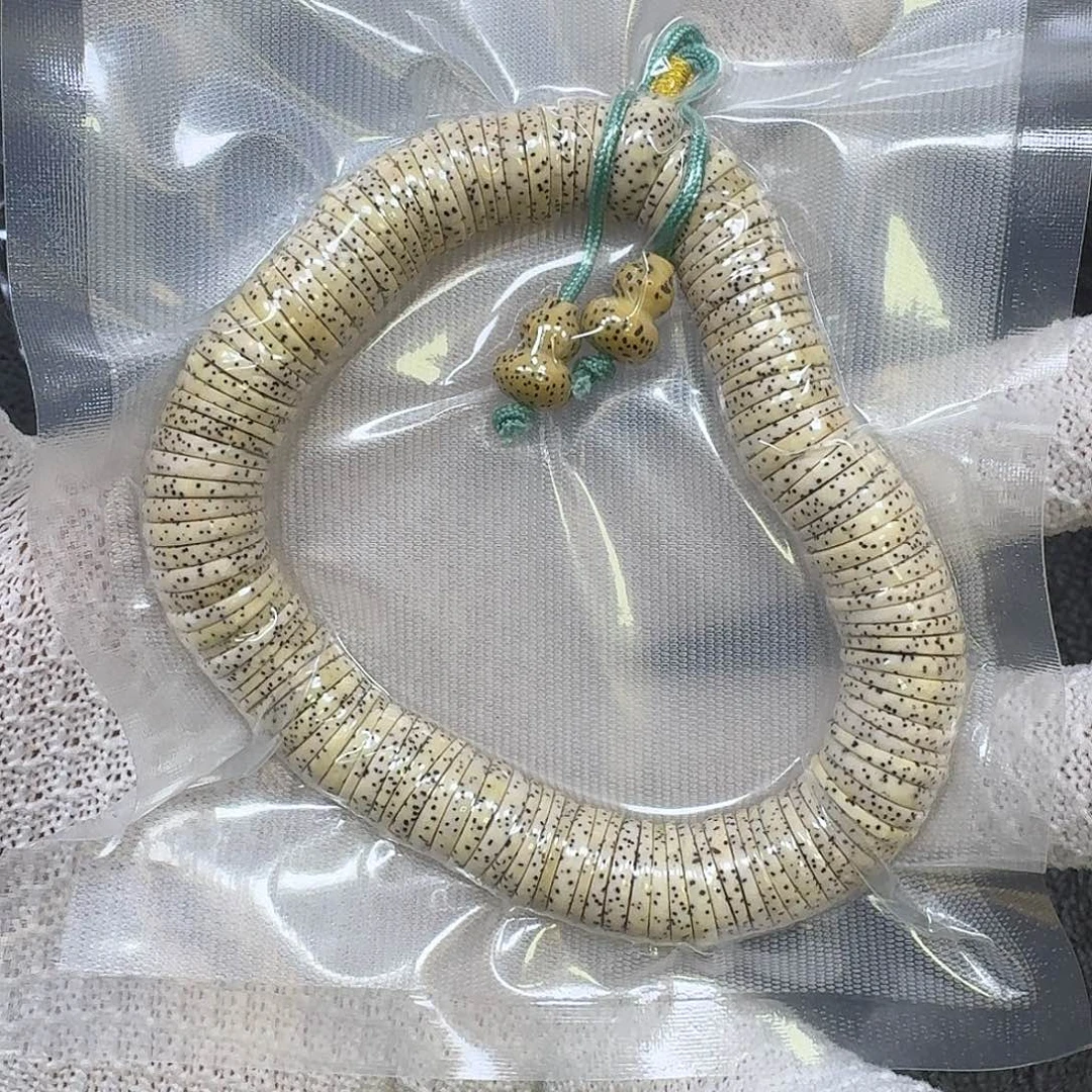 手串星月菩提12➕原生态薄切金刚伏魔圈手持（氧化走色