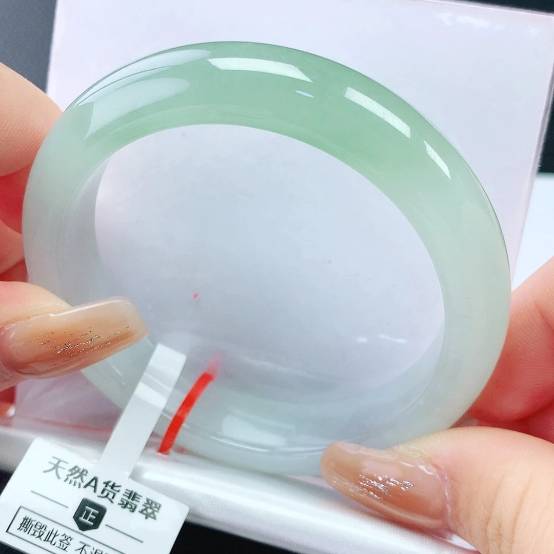 未镶嵌手镯翡翠55圈