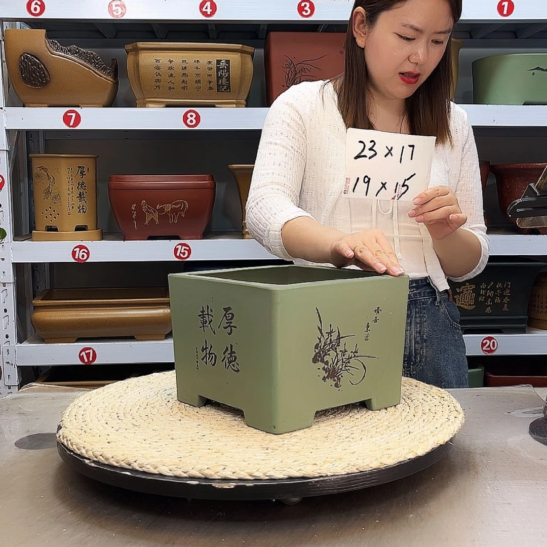 紫砂花盆紫砂花盆