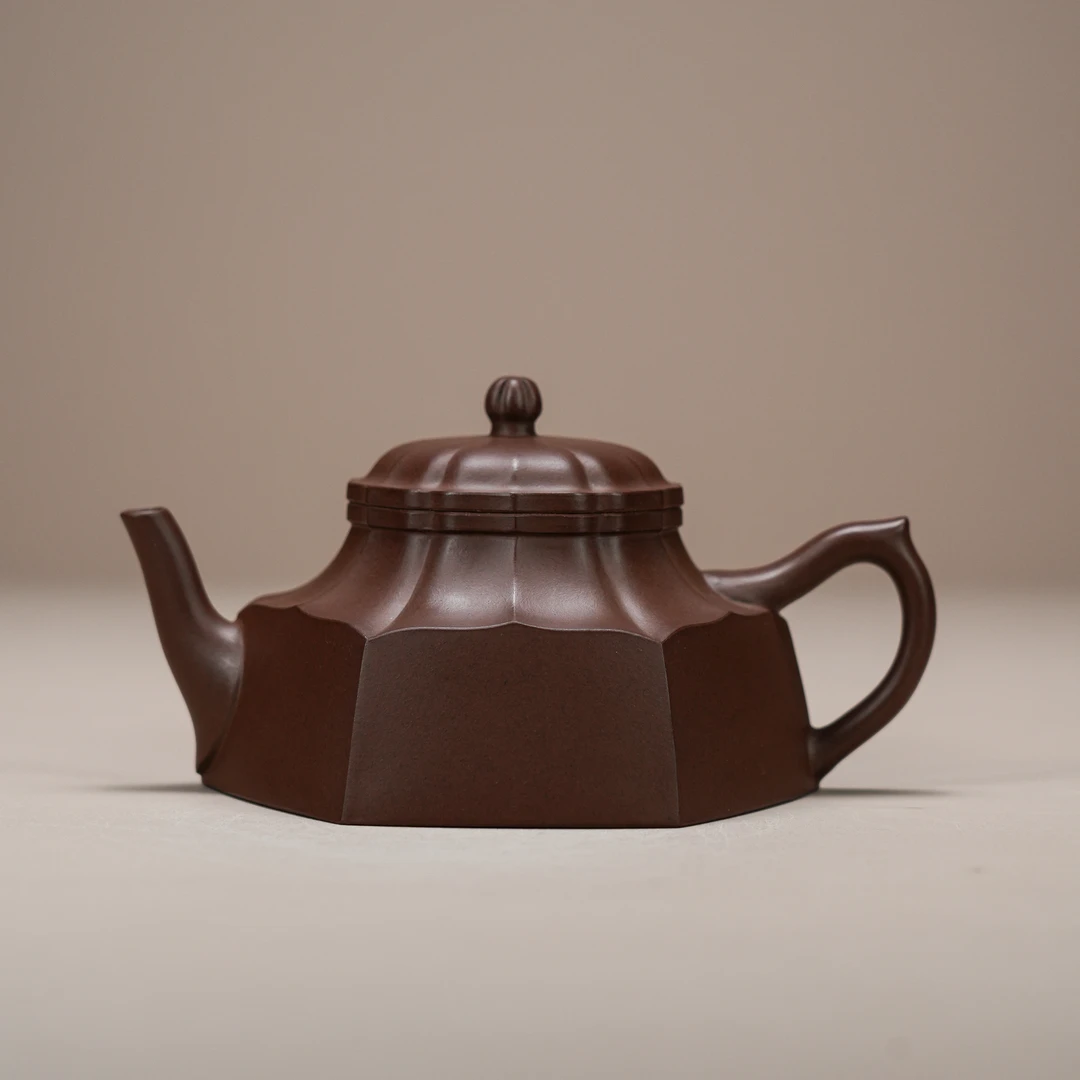 A481224 筋纹六方 紫泥 7 240CC