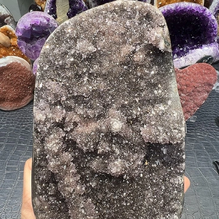 珠宝半成品紫晶未镶嵌