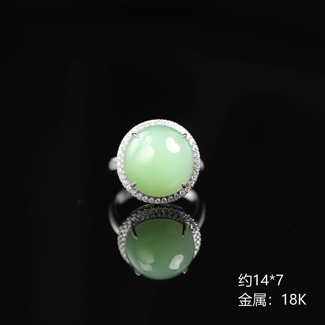 本真传承 |“尽欢”珍藏级精品和田玉高色黑羊洞戒指 备注圈口