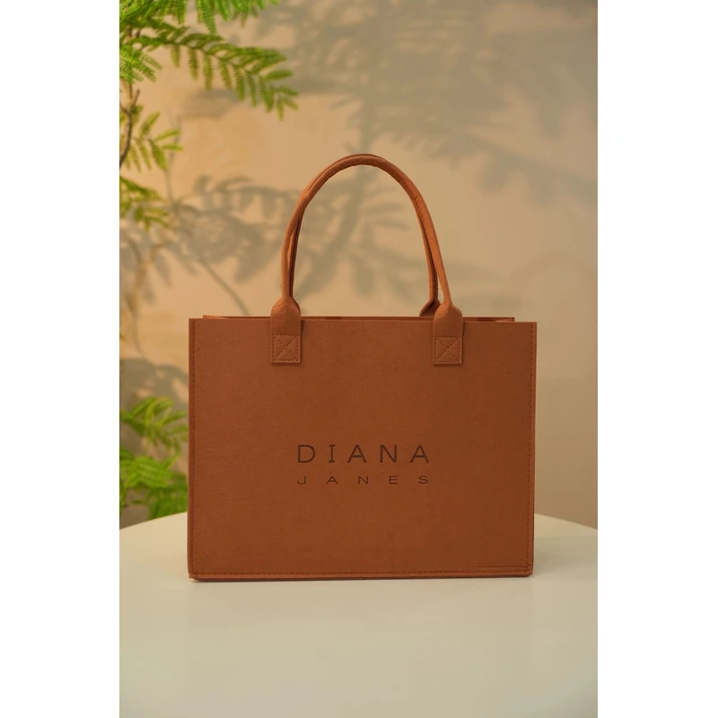 戴安娜无纺布毛毡手提包托特包