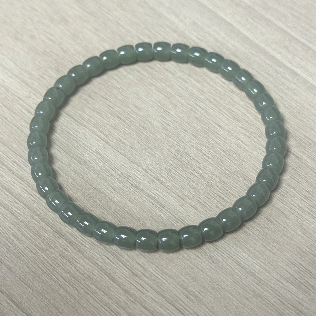 5mm和田玉极致手串 zp勿拍