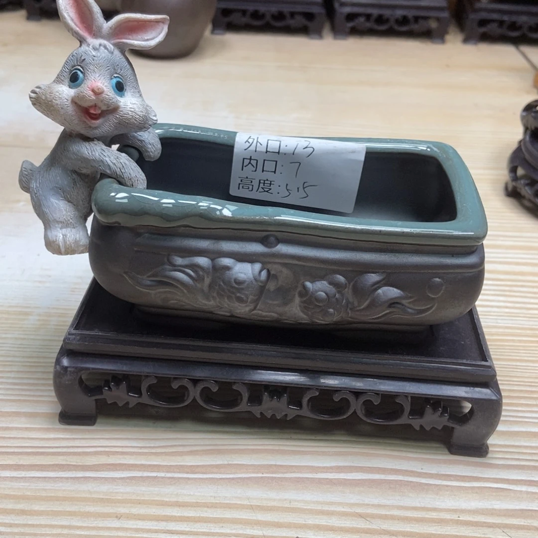 瓷片陶瓷花盆陶瓷艺术
