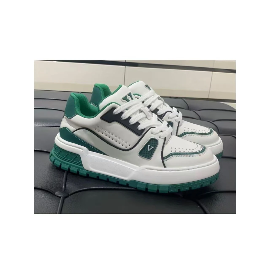 欧品男士夏季透气时尚百搭日常潮流百搭高端休闲皮鞋  Q2996-16