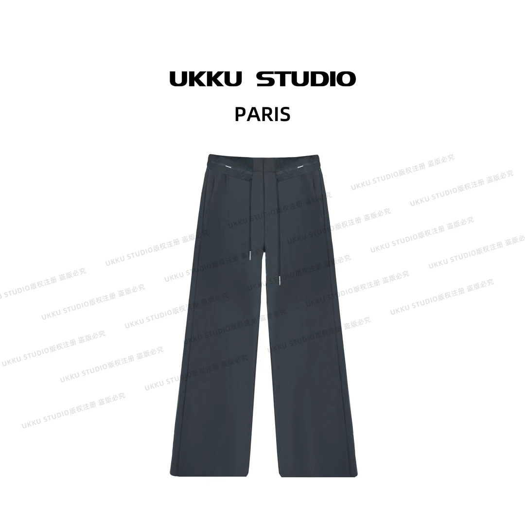 【BASSIRIANA】新款夏季设计师时尚男装纯色长裤 250019