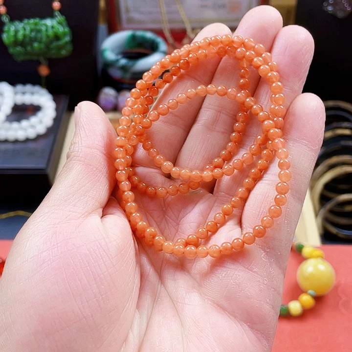 手链合金南红玛瑙南红樱桃红手链