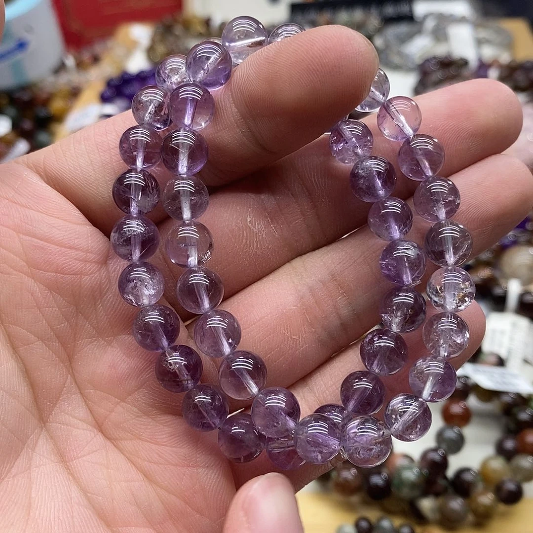 水晶手链未镶嵌多样性发货发一条