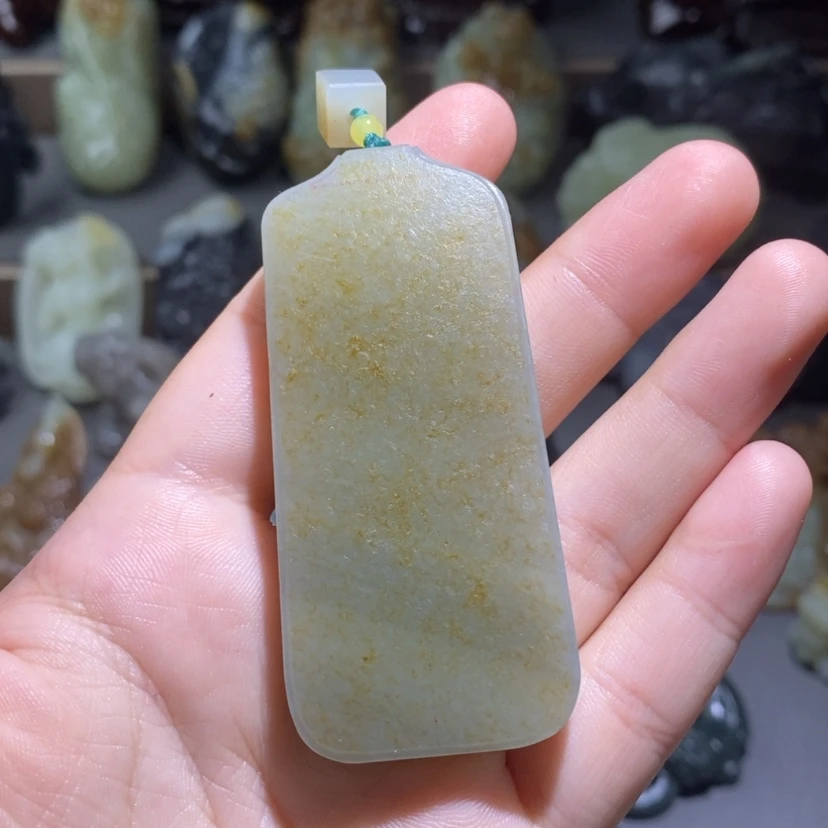 【闪购商品】和田玉未镶嵌挂件超****8定制