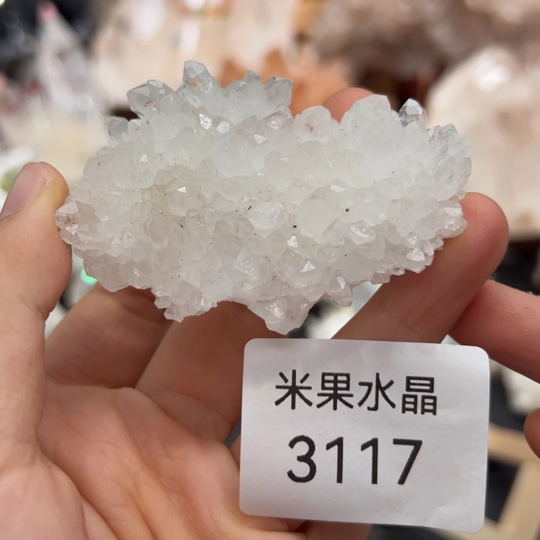 珠宝半成品水晶未镶嵌菊花晶