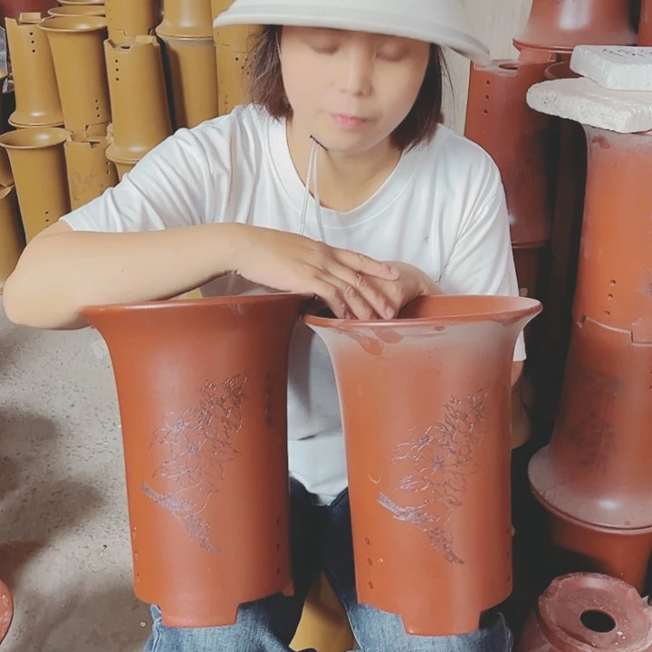 紫砂花盆宜兴紫砂精品花盆