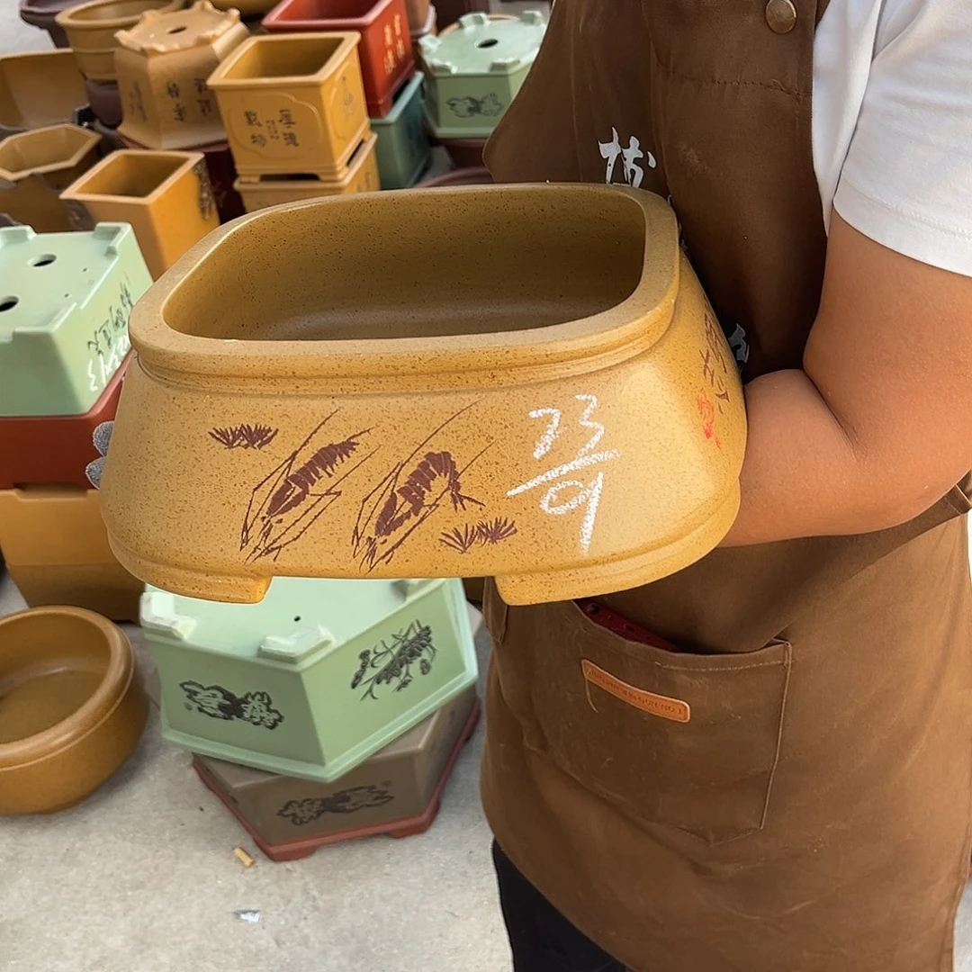 紫砂花盆盆景艺术