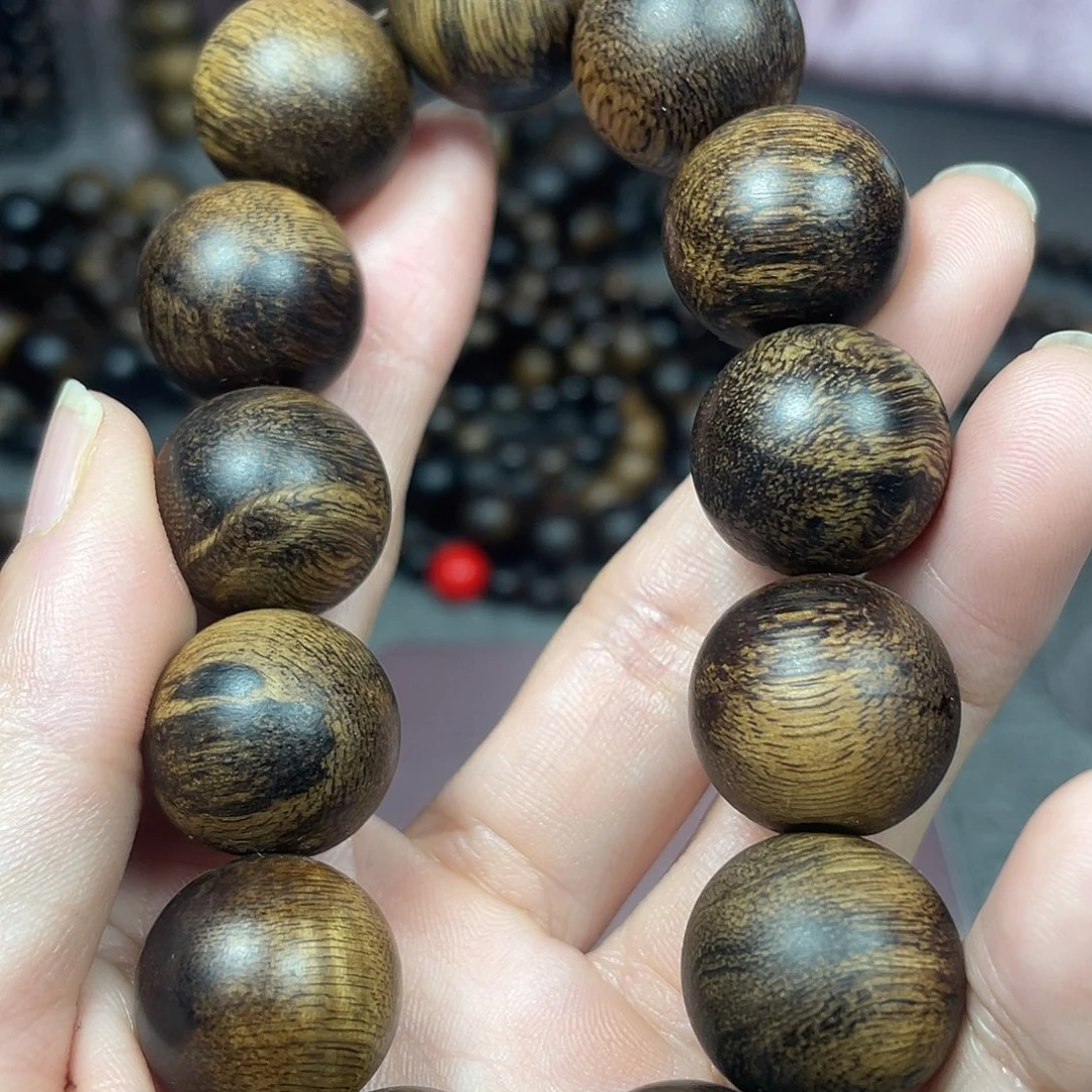 太***恋手串沉香白棋瘤疤