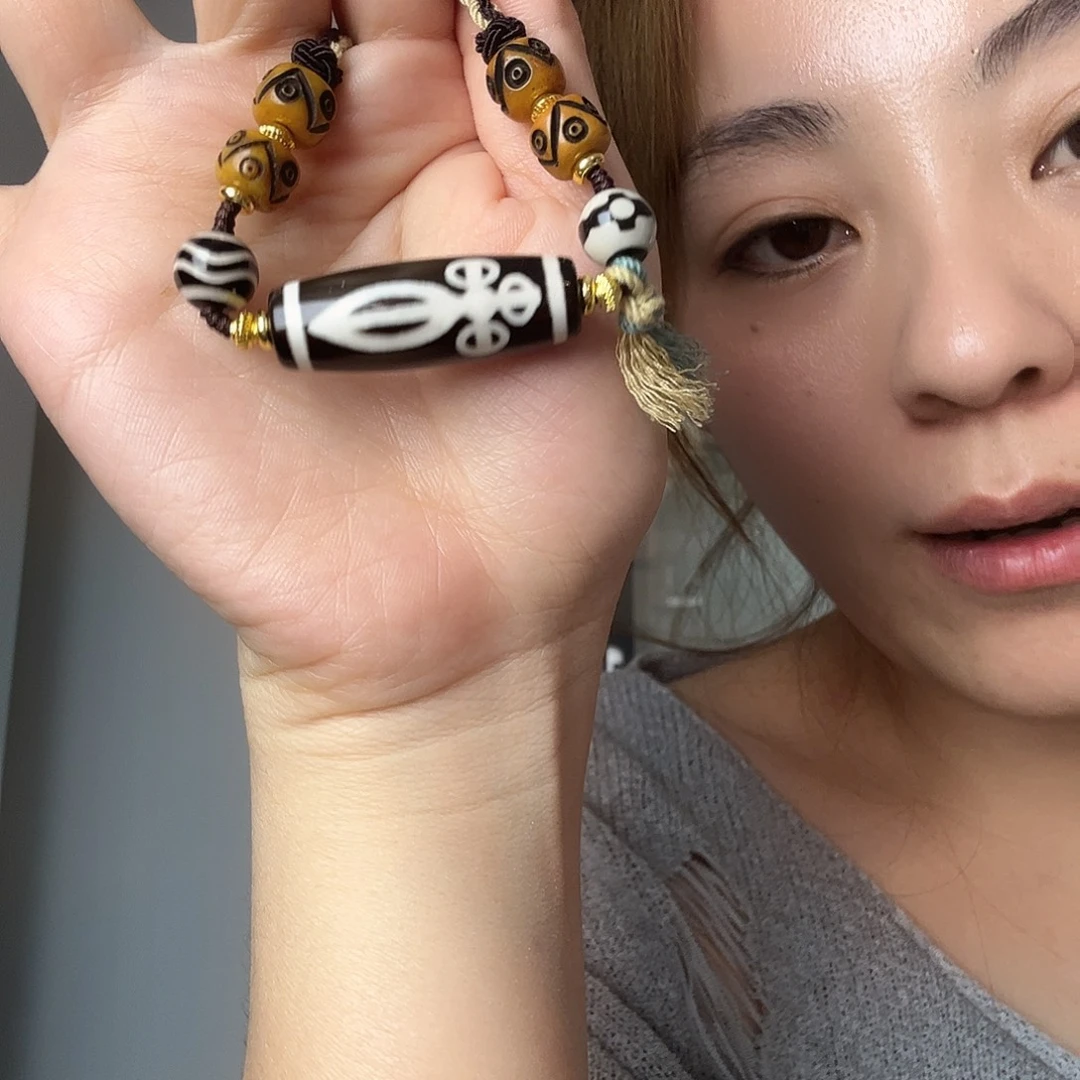 玛瑙/玉髓合金颈饰