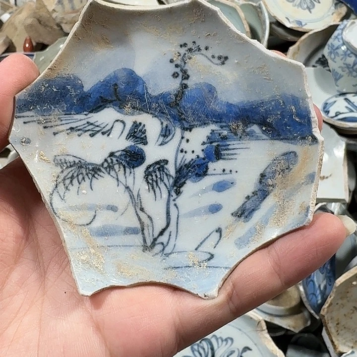 瓷片瓷片标本，顺丰包邮