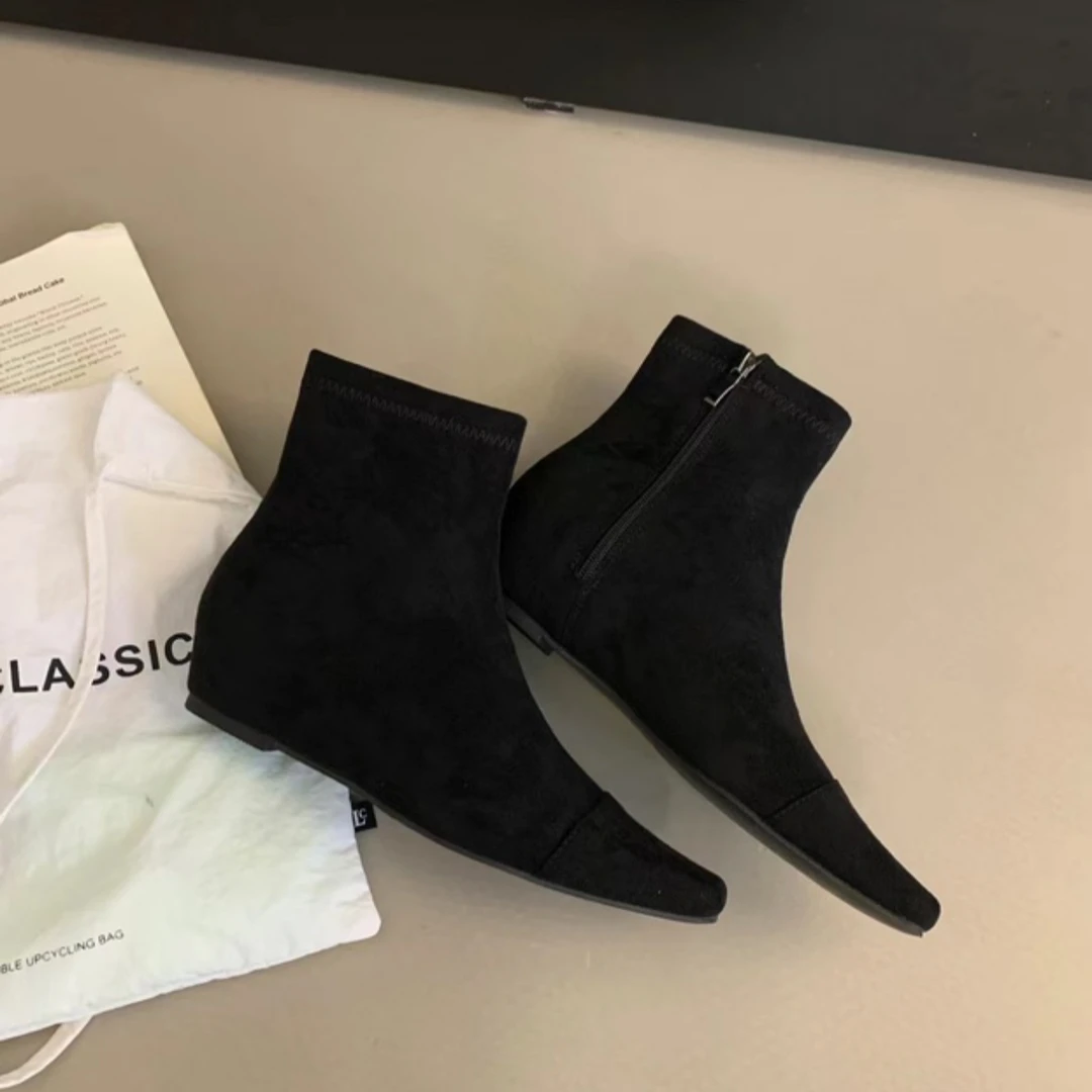 YBLH［韩系·内增3cm·时装短靴］0288-9