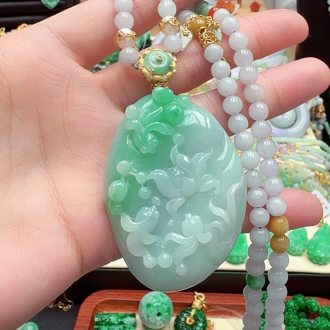 颈饰未镶嵌翡翠翡翠吊坠