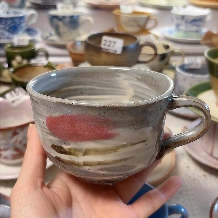 瓷片一套漂亮的咖啡杯