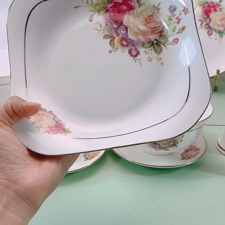 叶***子45%以上骨粉骨瓷20个7⃣️寸方盘