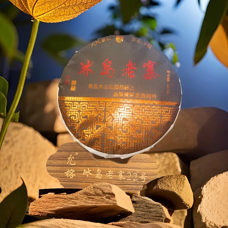 冰岛老寨2024年头春200年以上古树357克饼茶 普洱生茶