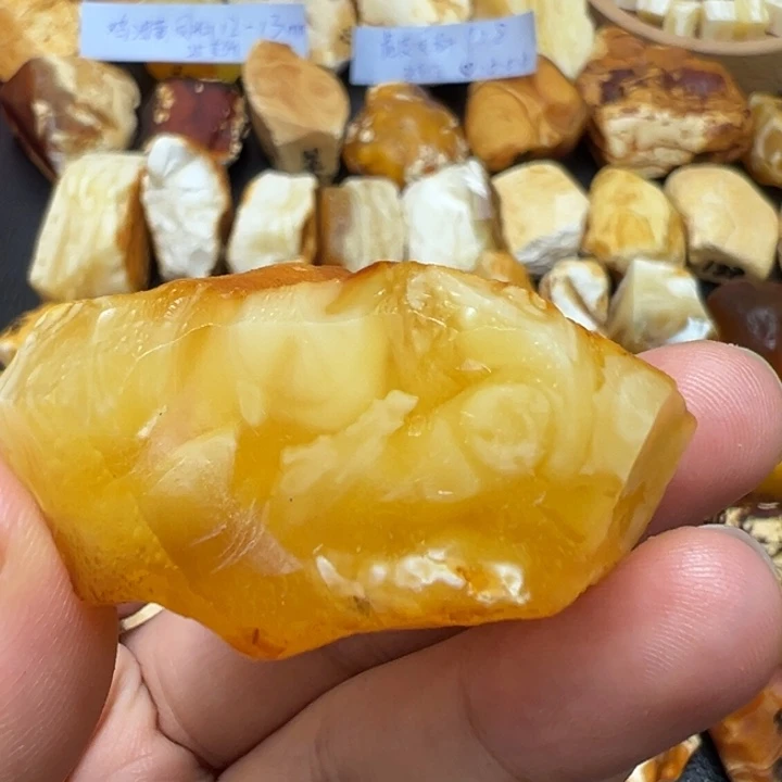 未镶嵌定制琥珀蜜蜡平安扣珠子