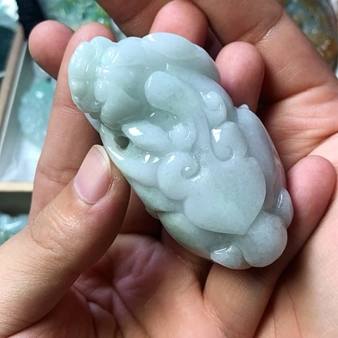 翡翠未镶嵌颈饰天然缅甸翡翠a货