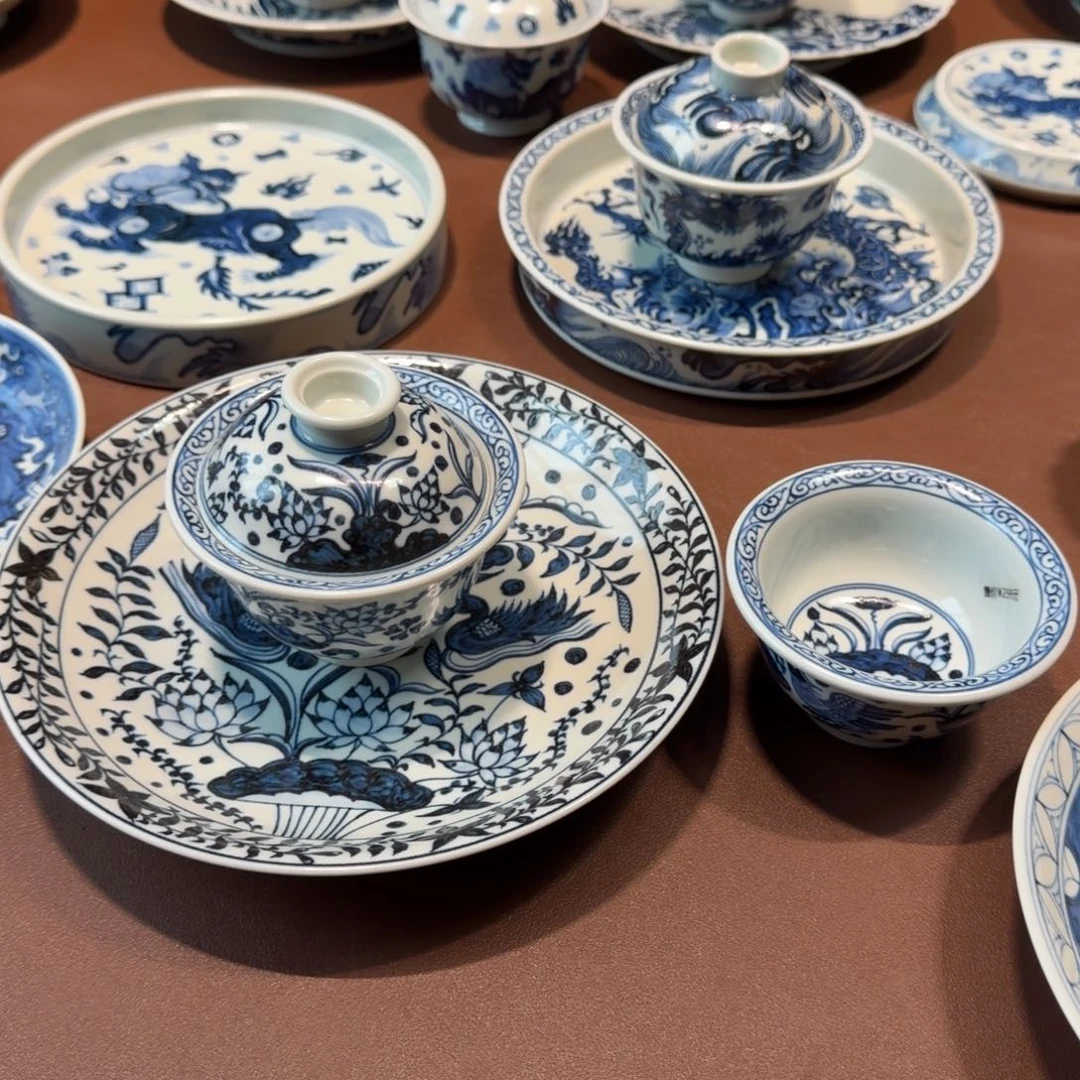 贝***勒手工手绘茶具套组