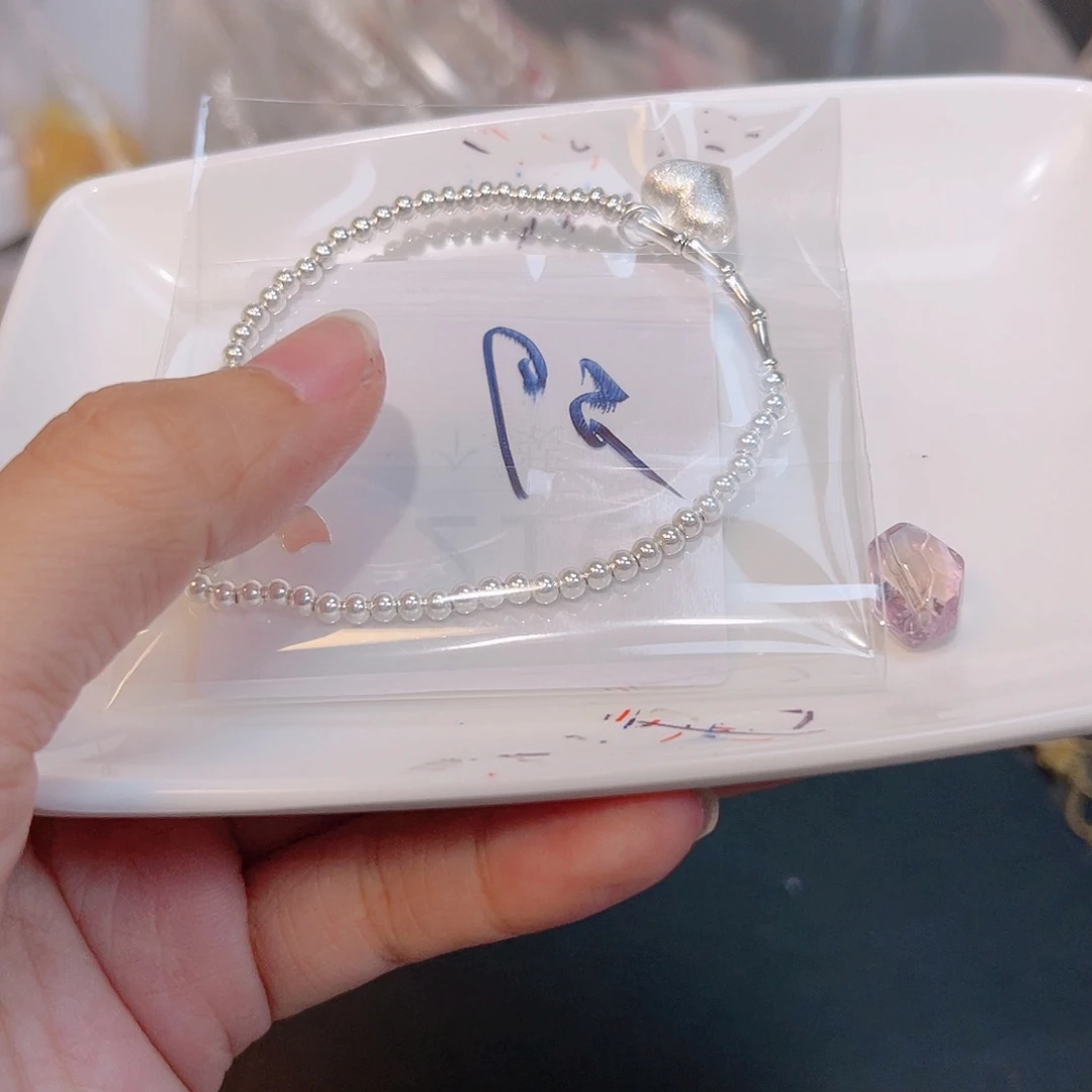 水晶珠宝半成品银S925镶嵌216