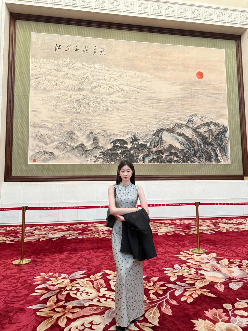 EIA一尧新中式国风【记昨日书】气质高级曳地旗袍连衣裙显瘦民国风