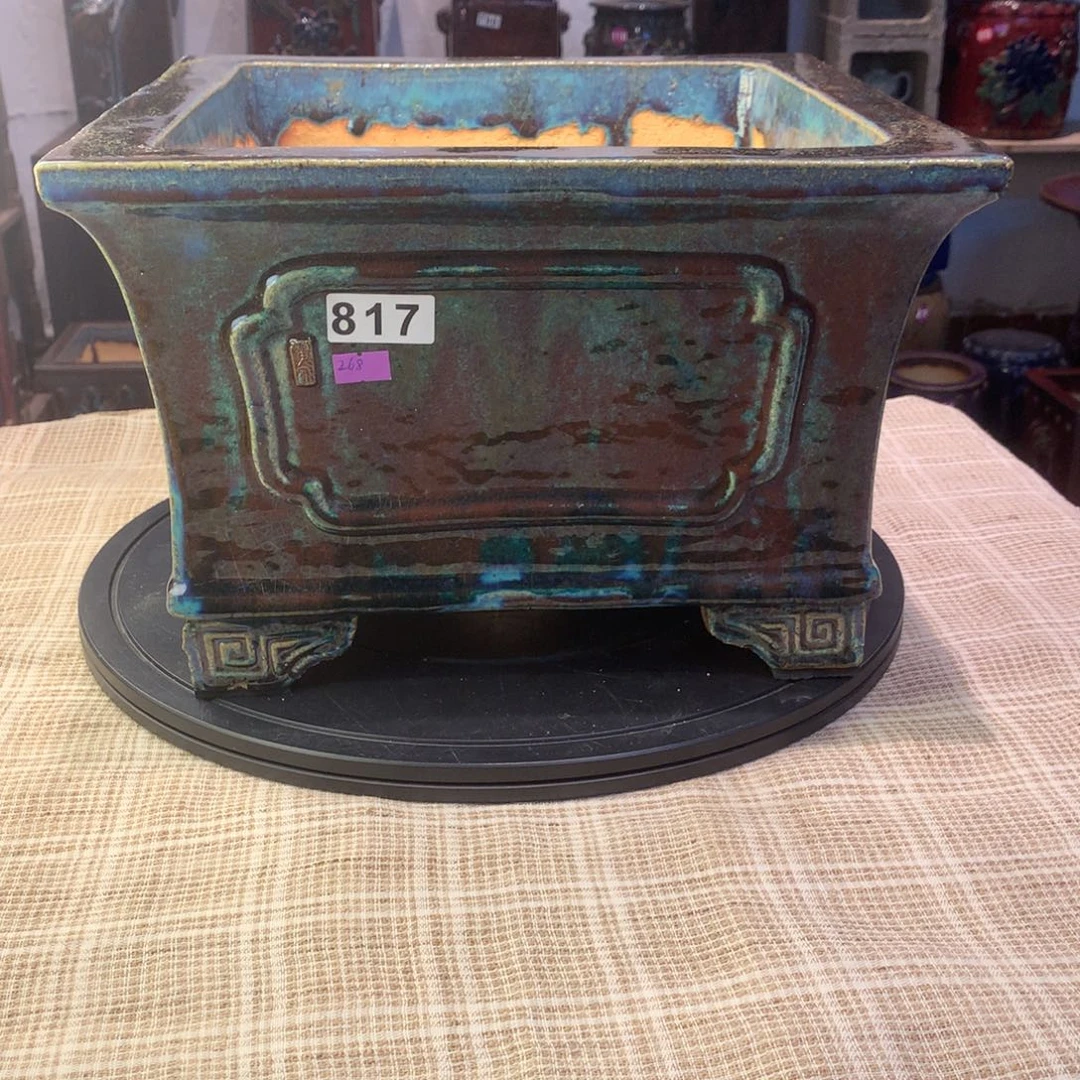 石湾纯手工高温盆王****1817