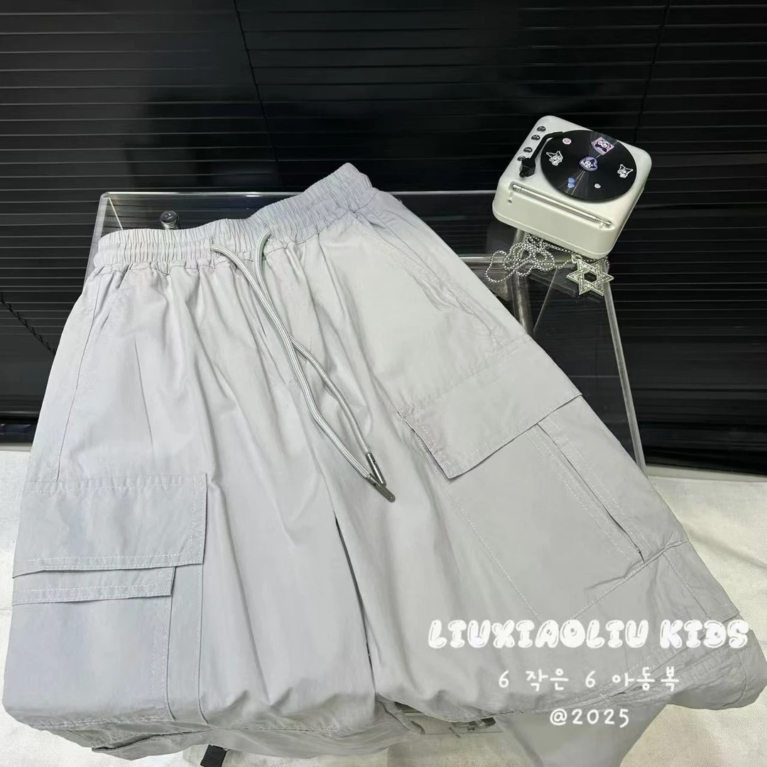 杭州六小六正版BY LIUXIAOLIU夏季儿童休闲弯刀裤19880