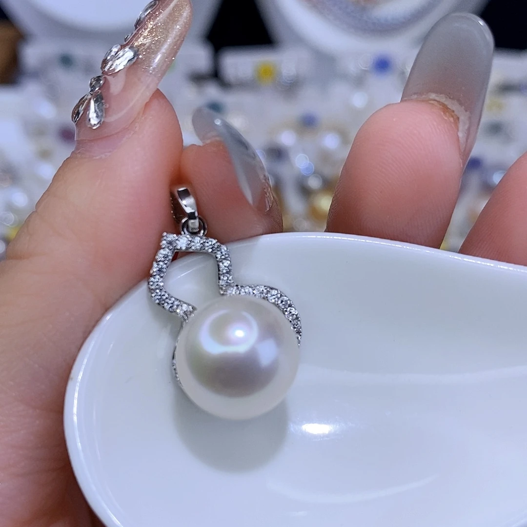 颈饰合金淡水珍珠