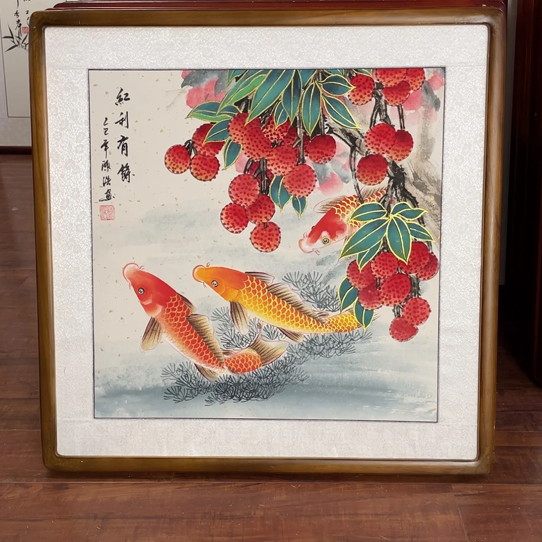 国画带框尺寸63*63厘米