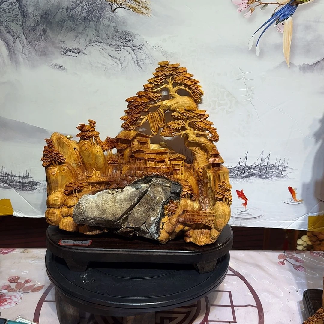 木***易柏木（崖柏）木雕款