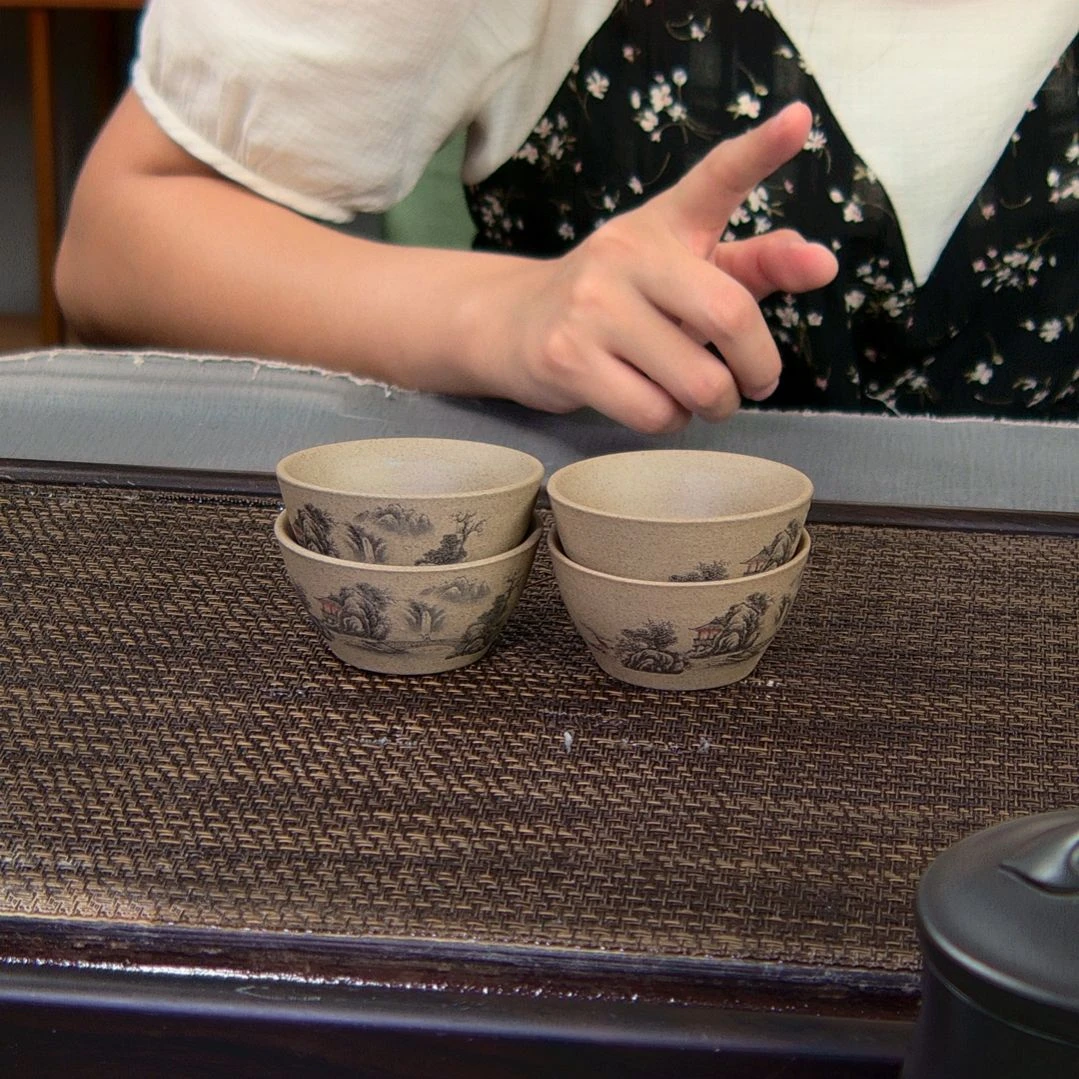 茶杯紫砂高货放漏