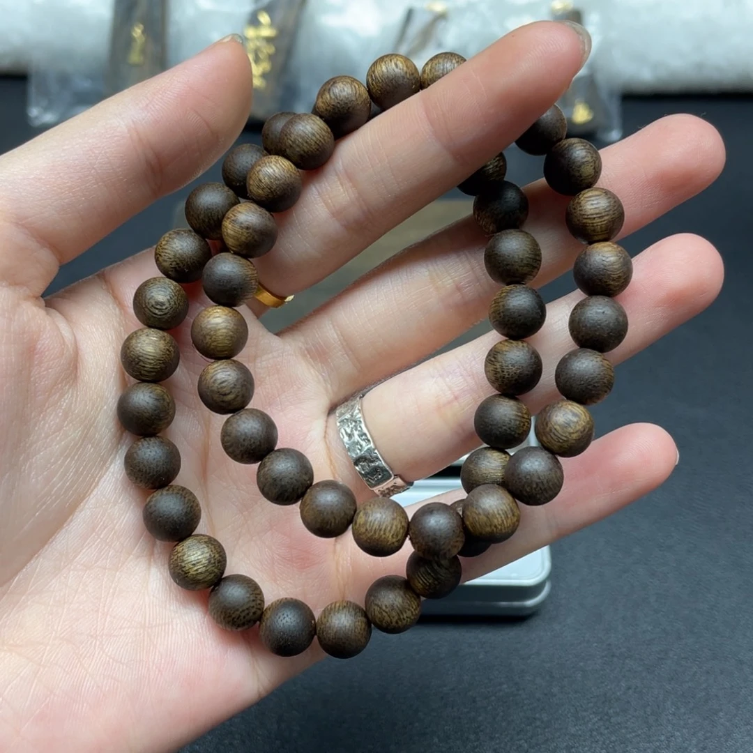 穿***烟沉香沉香碎屑海南白棋沉08双圆